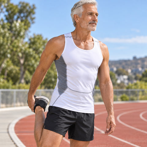 Men's Quick-Dry Sleeveless Workout Shirt – Lightweight Walking and Exercise Top
