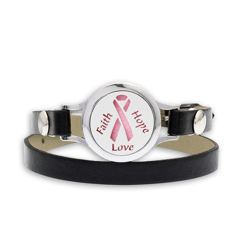 Essential Oil Diffuser Bracelet with 2 Essential Oils – Stainless Steel Locket Aromatherapy Bracelet with 10 Reusable Felt Pads (Hope, Keys, Shell)