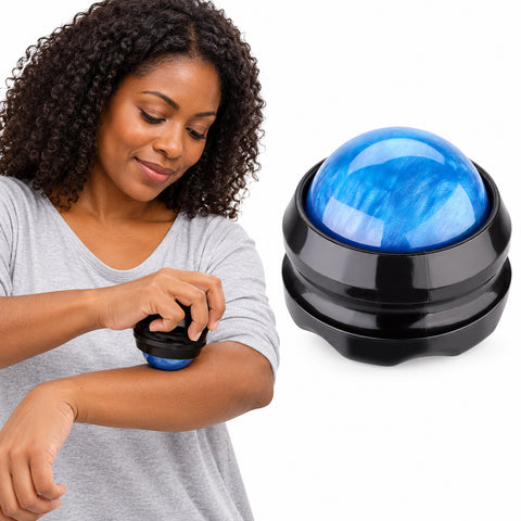 Handheld Massage Ball – Compact Rolling Body Massager