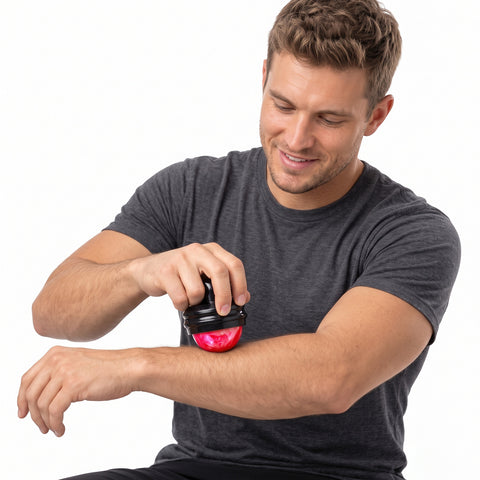 Handheld Massage Ball – Compact Rolling Body Massager