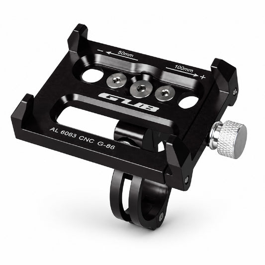 Metal Bike Phone Mount – Handlebar Smartphone Holder, Black or Red