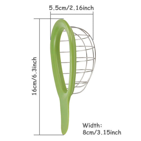 Avocado Slicer and Cuber – Stainless Steel Prep Tool, 1-Pack or 2-Pack