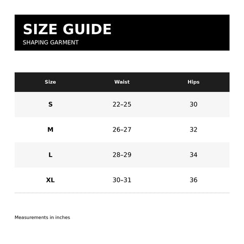 Women's Shaping Underwear – Adjustable Lift Support, Black or Nude