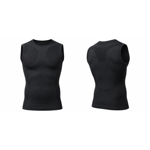 Men's Sleeveless Quick-Dry Compression Shirt – Stretch Base Layer, One Size
