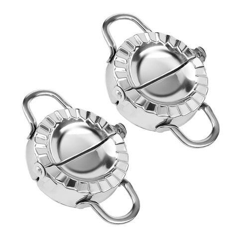 Stainless Steel Dumpling and Ravioli Maker – Dough Press, 1-Pack or 2-Pack
