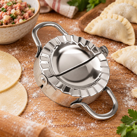 Stainless Steel Dumpling and Ravioli Maker – Dough Press, 1-Pack or 2-Pack