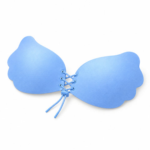 Strapless Adhesive Push-Up Bra – Reusable Front-Fastening Cups, A to D