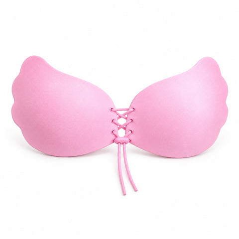 Strapless Adhesive Push-Up Bra – Reusable Front-Fastening Cups, A to D