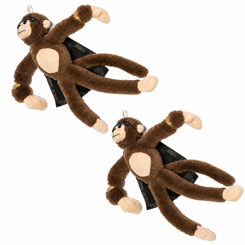 Flying Monkey Slingshot Toy with Cape – Plush Novelty Gift, 1-Pack or 2-Pack