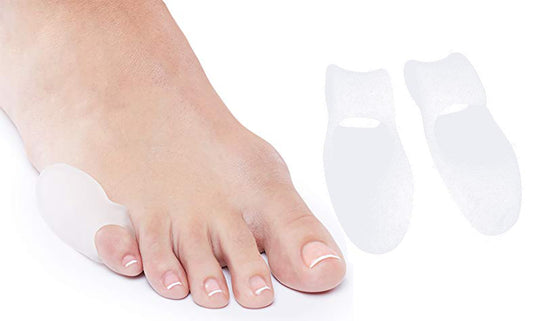 2-Pack: Toe Separators and Bunion Spacers with EaroNatural Gel