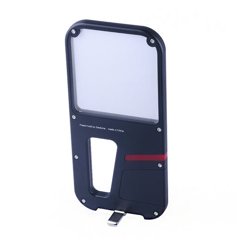 Portable Camping Light with Red Emergency Beacon – Folding Stand and Handle