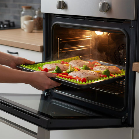 Green Silicone Baking Mat (11" x 16")