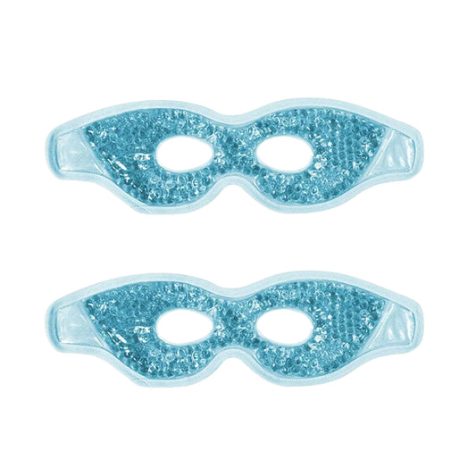 2-Pack: Reusable Hot & Cold Gel Eye Mask – Cooling & Warming Therapy for Headache Relief, Puffy Eyes, Dry Eyes & Relaxation