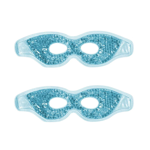 2-Pack: Reusable Hot & Cold Gel Eye Mask – Cooling & Warming Therapy for Headache Relief, Puffy Eyes, Dry Eyes & Relaxation