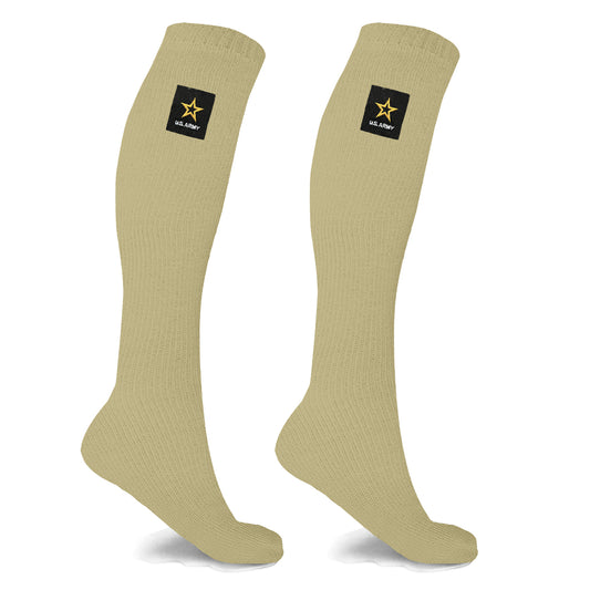 2-Pack Official US Army Graduated Knee-High Compression Socks  15–20 mmHg Compression Socks with Arch Support for Men & Women