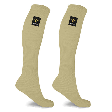 2-Pack Official US Army Graduated Knee-High Compression Socks  15–20 mmHg Compression Socks with Arch Support for Men & Women