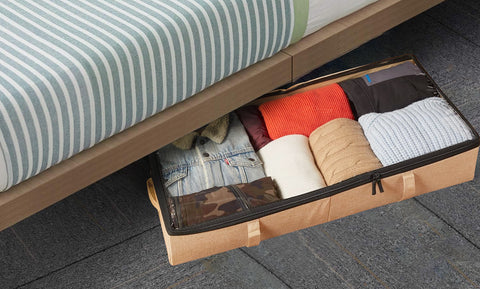 Foldable Large Capacity Under Bed Storage Organizer Container Bag