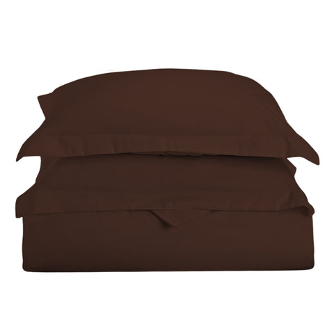 3-Piece: Super Soft Solid Color Duvet Cover with Pillowcases - Queen Size