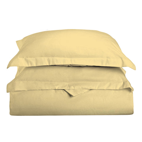 3-Piece: Super Soft Solid Color Duvet Cover with Pillowcases - Queen Size