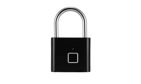 Ultra Light One Touch AI Fingerprint Lock Padlock with USB Charging for Gym, Sports, School Locker, Fence, Suitcase, Bikes.