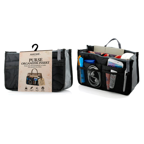 Travel Tote Handbag/Purse Insert Cosmetic Organizer