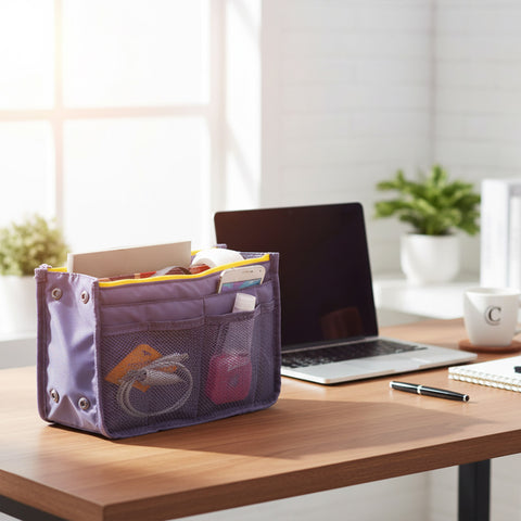 Travel Tote Handbag/Purse Insert Cosmetic Organizer