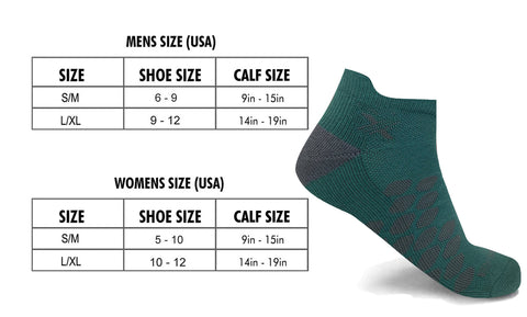 3-Pairs: High Energy targeted Ankle Compression Socks