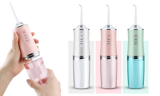 Professional Cordless Rechargeable 3 Modes Water Flosser Dental Oral Irrigator, Braces Cleaner