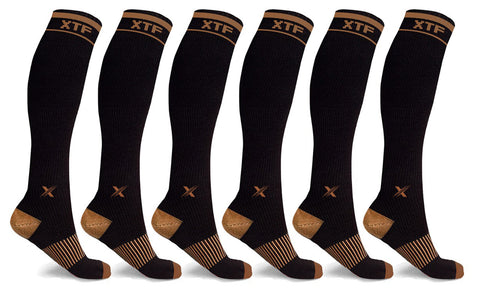 Unisex Copper-Infused Pain Relief Compression Socks