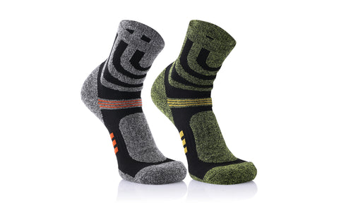 2-Pairs : All Day Relief Crew Length Compression Socks