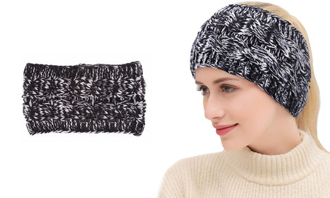 4-Pack: Women Confetti Winter Headband Wrap and  Ear Warmer