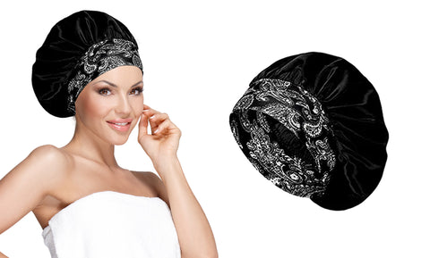 Women's Silky Satin Head Scarf Hair Wrap Cap Hat Headband Sleeping Bonnet