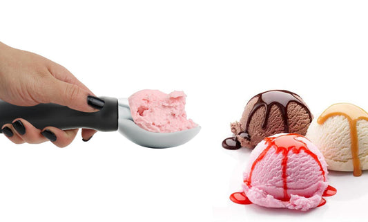 PREMIUM ICE-CREAM SCOOPER WITH COMFORTABLE GRIP HANDLE