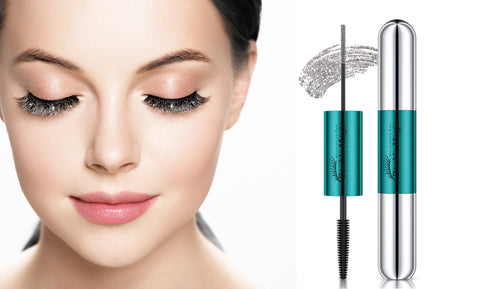 Diamond Glitter Double Effect 4D Lengthening Mascara for Extraordinary Lashes (1 or 2-Pack)
