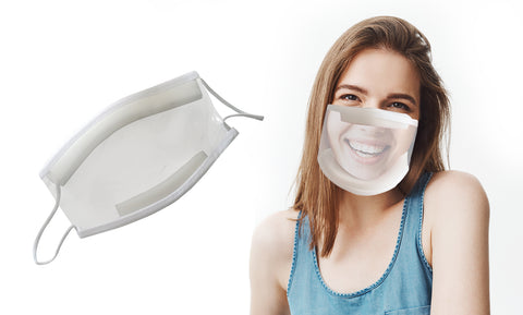 Full Expression Transparent Protective Non - Medical  Face Mask