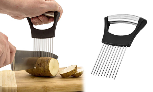 Multipurpose Stainless Steel Assistant Vegetable and Meat Slicer Holder