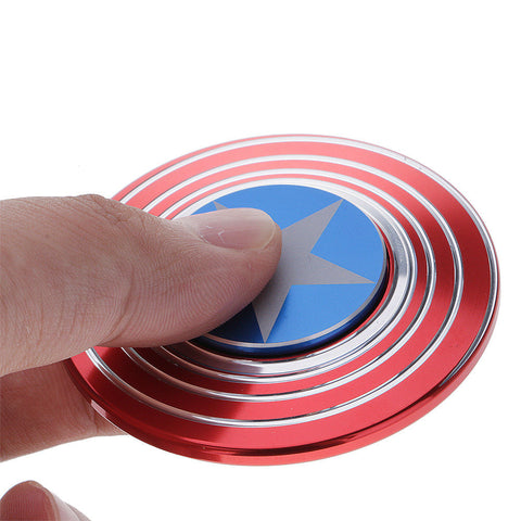 Captain America Shield Fidget Spinner - Assorted Colors