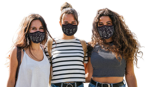 3-Pack: All the Blings Rhinestone Cotton Face Mask