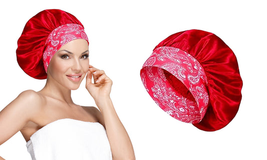 Women's Silky Satin Head Scarf Hair Wrap Cap Hat Headband Sleeping Bonnet