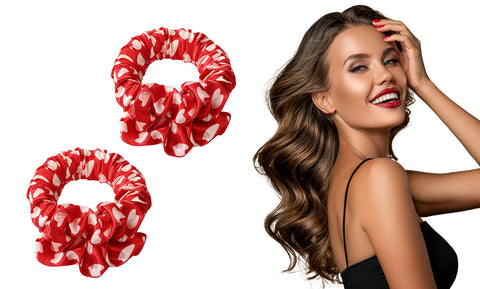 2-Pack: Magic Soft Heatless Curling Hair Band Ponytail Scrunchie Rollers