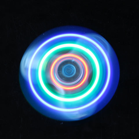 Transparent LED Spinners with Bluetooth Connectivity