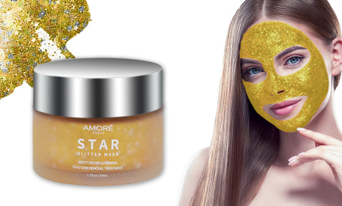 Rejuvenating 24K Gold Glitter Facial Peel-Off Mask