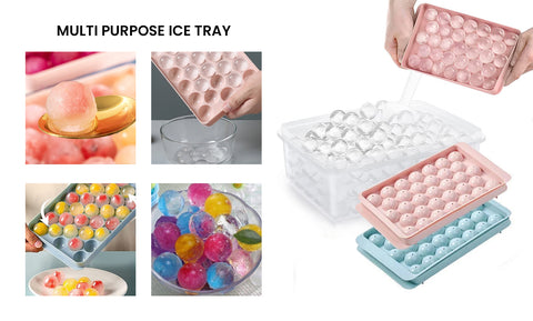 2-Pack: Round Ice Cube Tray Ice Ball Maker Mold