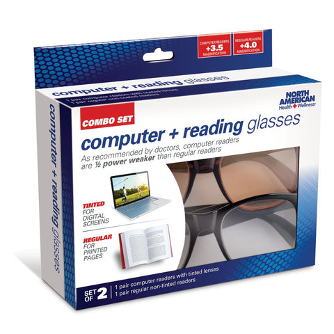 Computer and Reading Glasses Combo