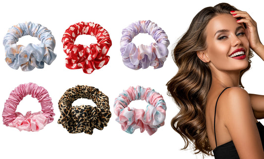 2-Pack: Magic Soft Heatless Curling Hair Band Ponytail Scrunchie Rollers