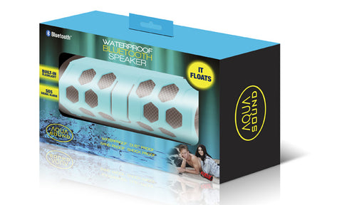 Aqua Sound Waterproof Bluetooth Speaker with Built-in Flashlight