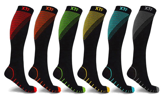 Athletic Graduated Compression Socks (6-Pairs)