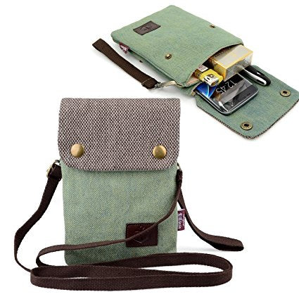 Canvas Cross-Body Smartphone Bag