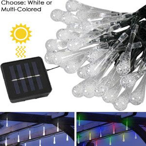 Stunning 30 Bulb Solar Icicle Lights
