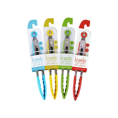 Krumbs Kitchen® Chef's Collection Silicone Tongs